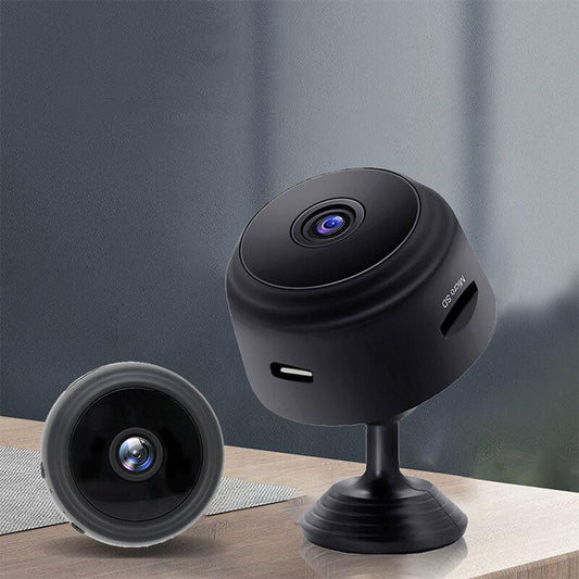 Mini Cámara Espía de Seguridad para Interior con Visión Nocturna + Base | WiFi FULL HD