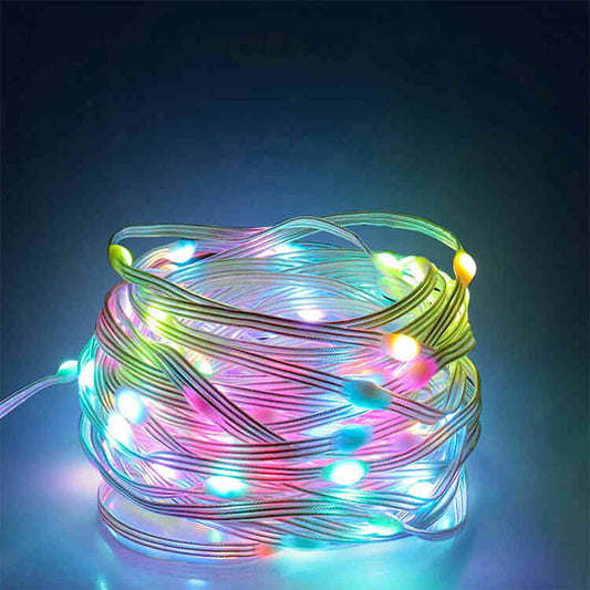 Cinta LED Multicolor RGB 10 metros USB con Control Remoto