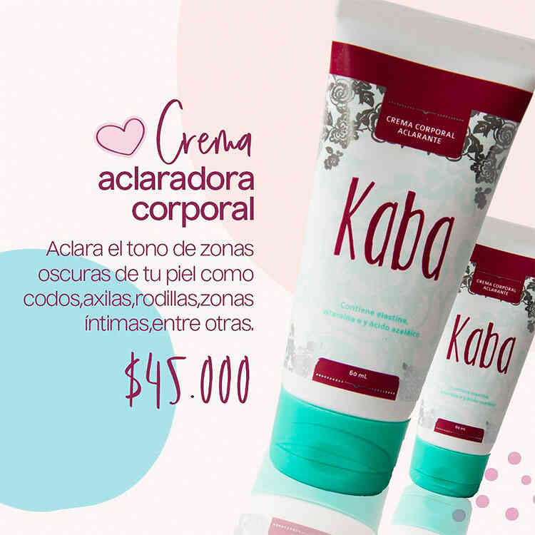 Crema Corporal Aclarante Kaba 60ml
