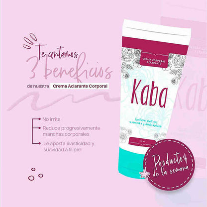 Crema Corporal Aclarante Kaba 60ml