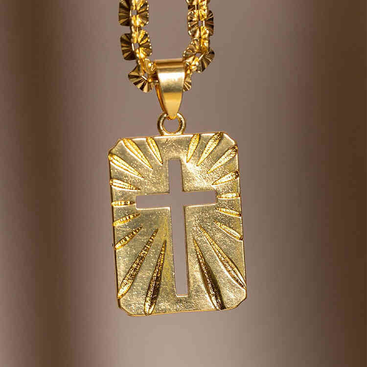 Dije Cruz Salvador | ORO AURUX