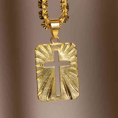 Dije Cruz Salvador | ORO AURUX