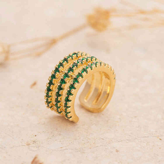 Earcuff Jasmine Tipo Esmeralda | ORO AURUX By. Lauri Estrada