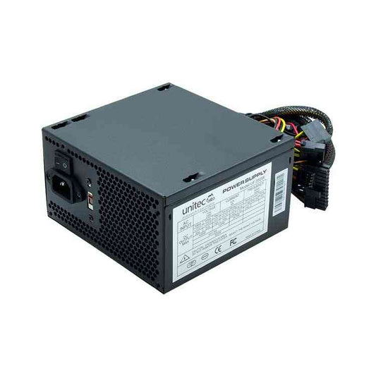 Fuente de poder para regulación y estabilidad de la electricidad Ventilador de 12 cm -24 pines - 6 Sata ELITE 550W Unitec